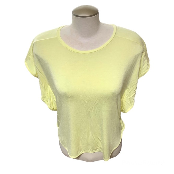 Banana Republic Light Yellow Batwing Sleeves Top XS - Picture 1 of 9